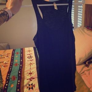 Black tank top